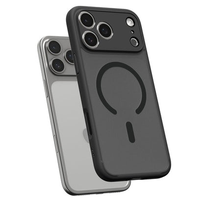 Etui MagSafe dla Apple iPhone 17 Pro, Spigen, Ultra Hybrid, Satynowa Czarność