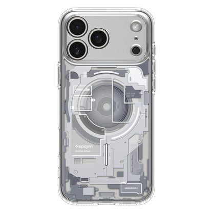 Etui MagSafe dla Apple iPhone 17 Pro, Spigen, Ultra Hybrid Zero One, Białe