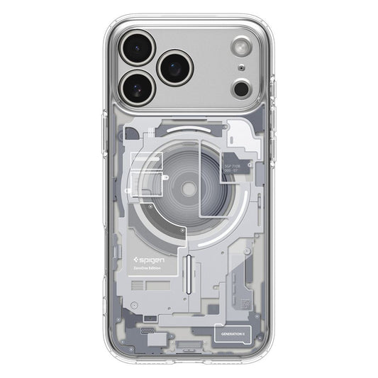 Etui MagSafe dla Apple iPhone 17 Pro, Spigen, Ultra Hybrid Zero One, Białe