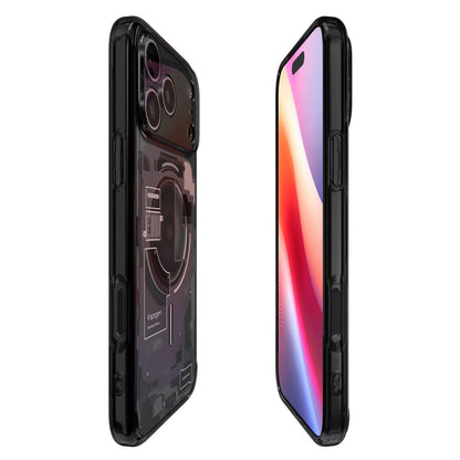 Etui MagSafe dla Apple iPhone 17 Pro, Spigen, Ultra Hybrid Zero One, Czarne