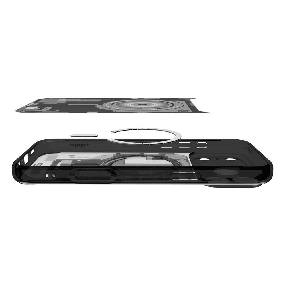 Etui MagSafe dla Apple iPhone 17 Pro, Spigen, Ultra Hybrid Zero One, Czarne