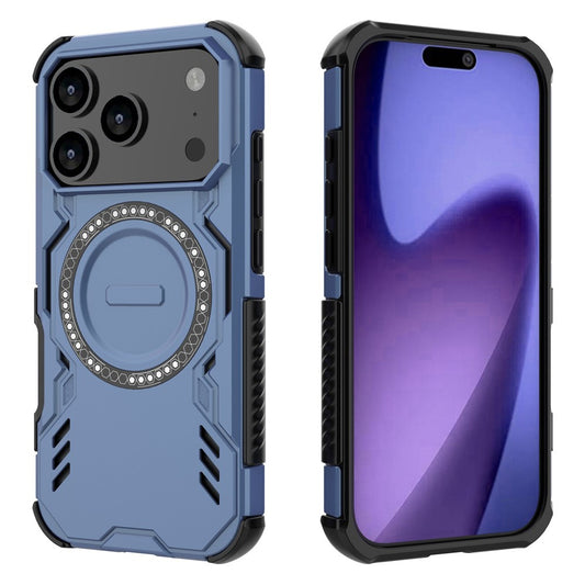Etui MagSafe dla Apple iPhone 17 Pro, Techsuit, ArmorMag, Niebieskie