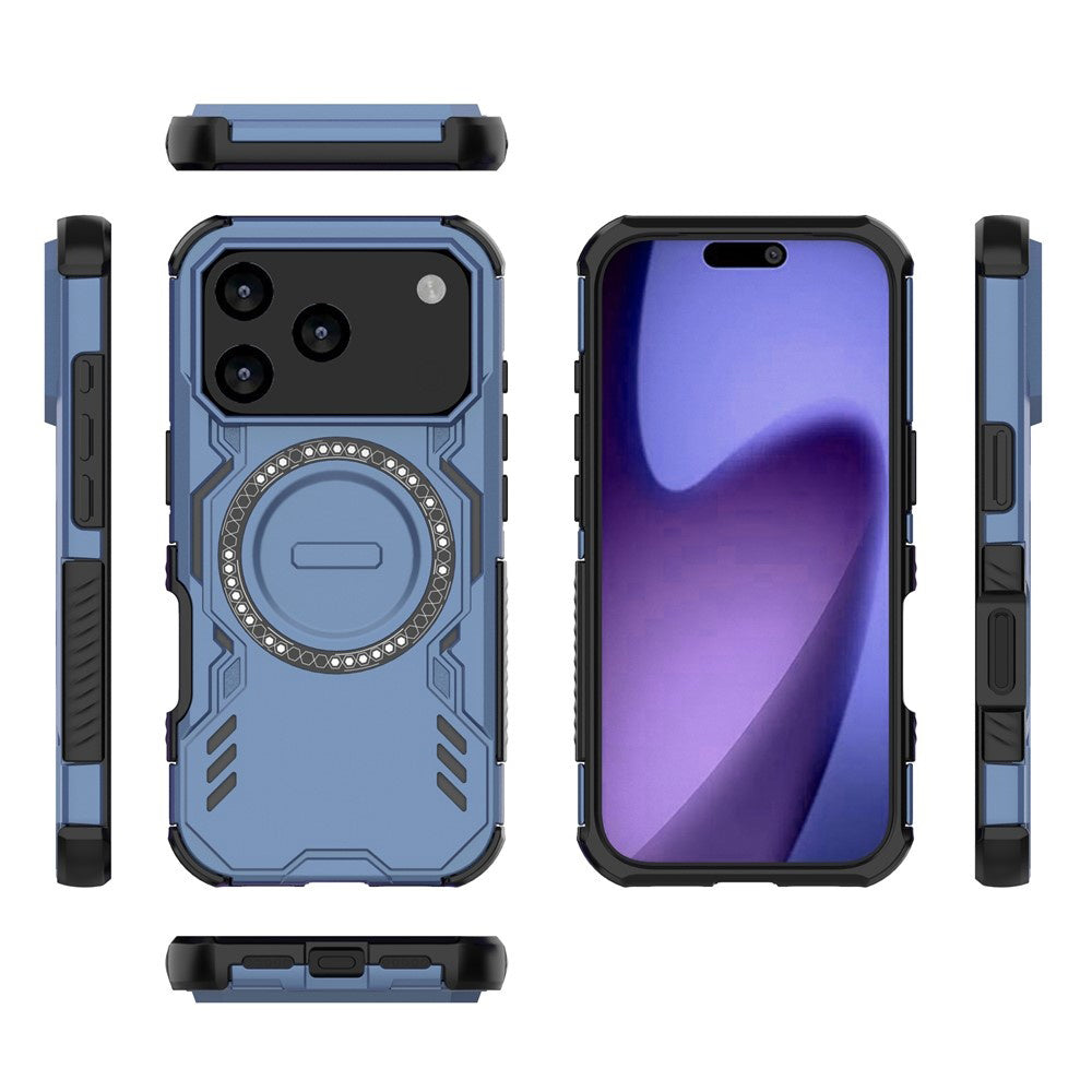 Etui MagSafe dla Apple iPhone 17 Pro, Techsuit, ArmorMag, Niebieskie