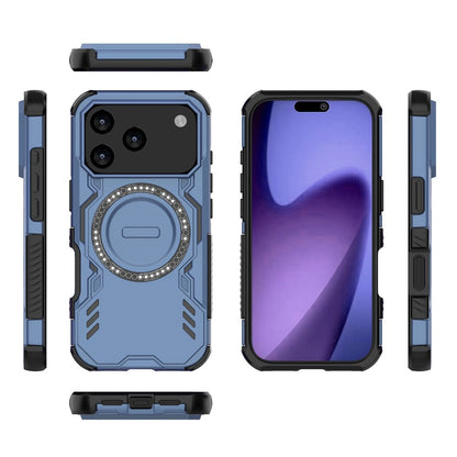 Etui MagSafe dla Apple iPhone 17 Pro, Techsuit, ArmorMag, Niebieskie