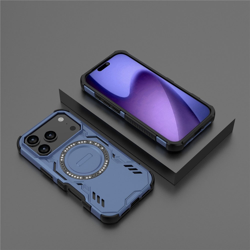 Etui MagSafe dla Apple iPhone 17 Pro, Techsuit, ArmorMag, Niebieskie