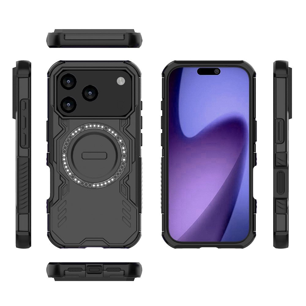 Etui MagSafe dla Apple iPhone 17 Pro, Techsuit, ArmorMag, Czarne