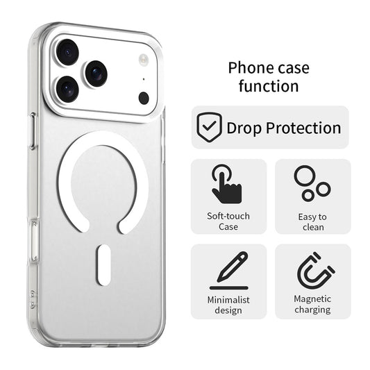Etui MagSafe dla Apple iPhone 17 Pro, Techsuit, CandyCase, Białe