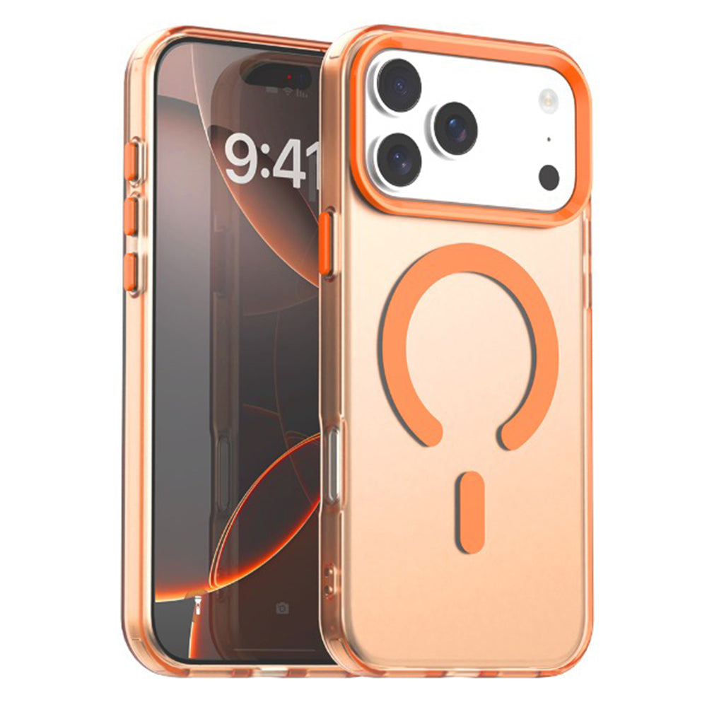Etui MagSafe do Apple iPhone 17 Pro, Techsuit, CandyCase, Pomarańczowe