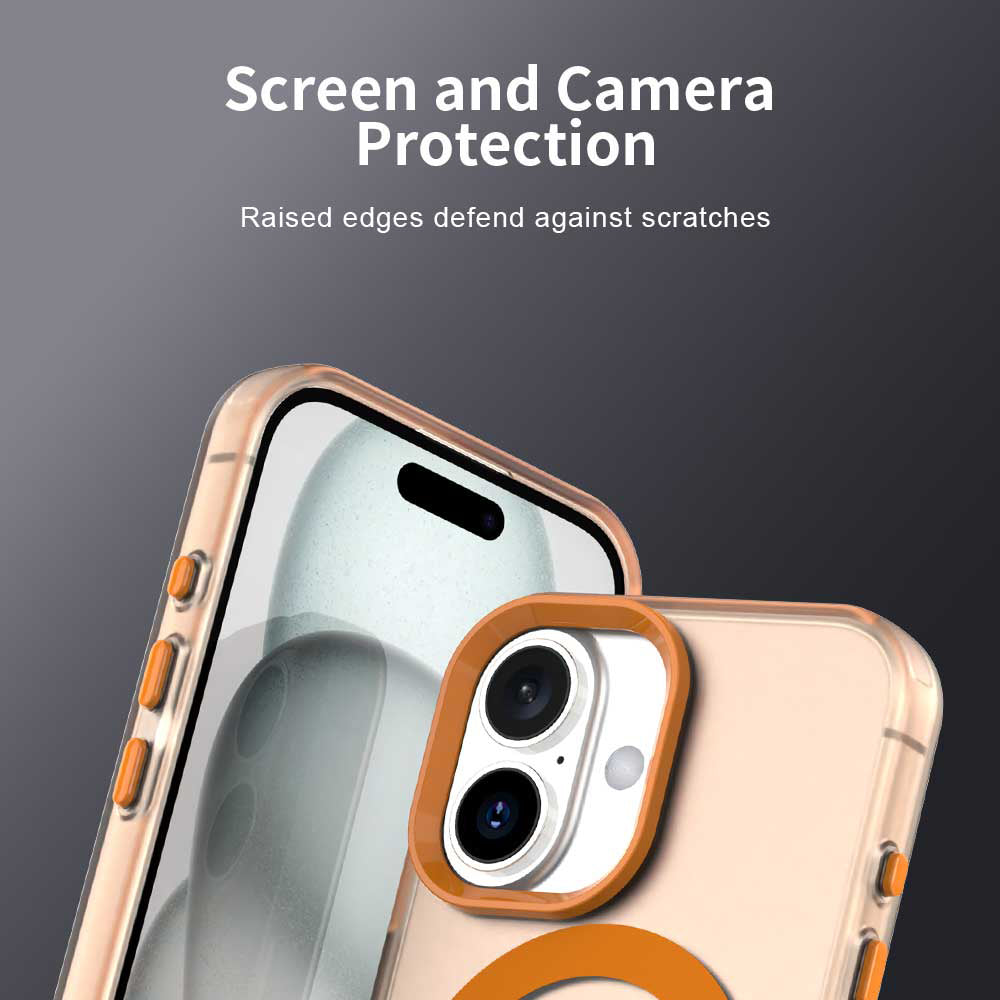 Etui MagSafe do Apple iPhone 17 Pro, Techsuit, CandyCase, Pomarańczowe