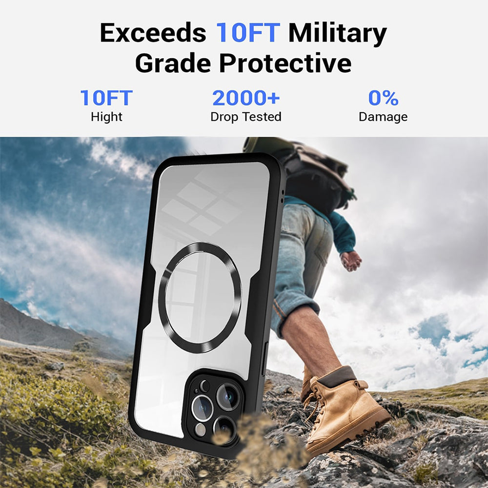 Etui MagSafe dla Apple iPhone 17 Pro, Techsuit, ColorVerse 360, Różowy