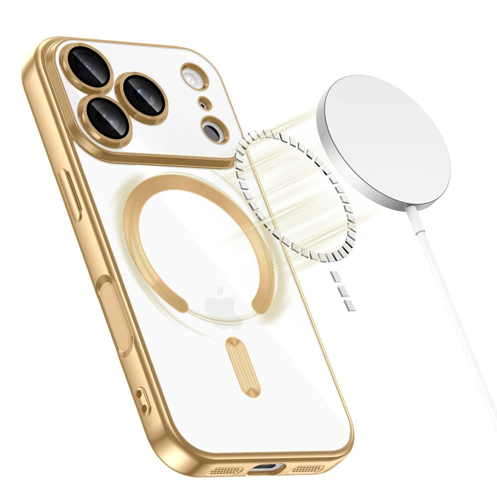 Etui MagSafe dla Apple iPhone 17 Pro, Techsuit, Luxury Crystal, Ciemnozielony