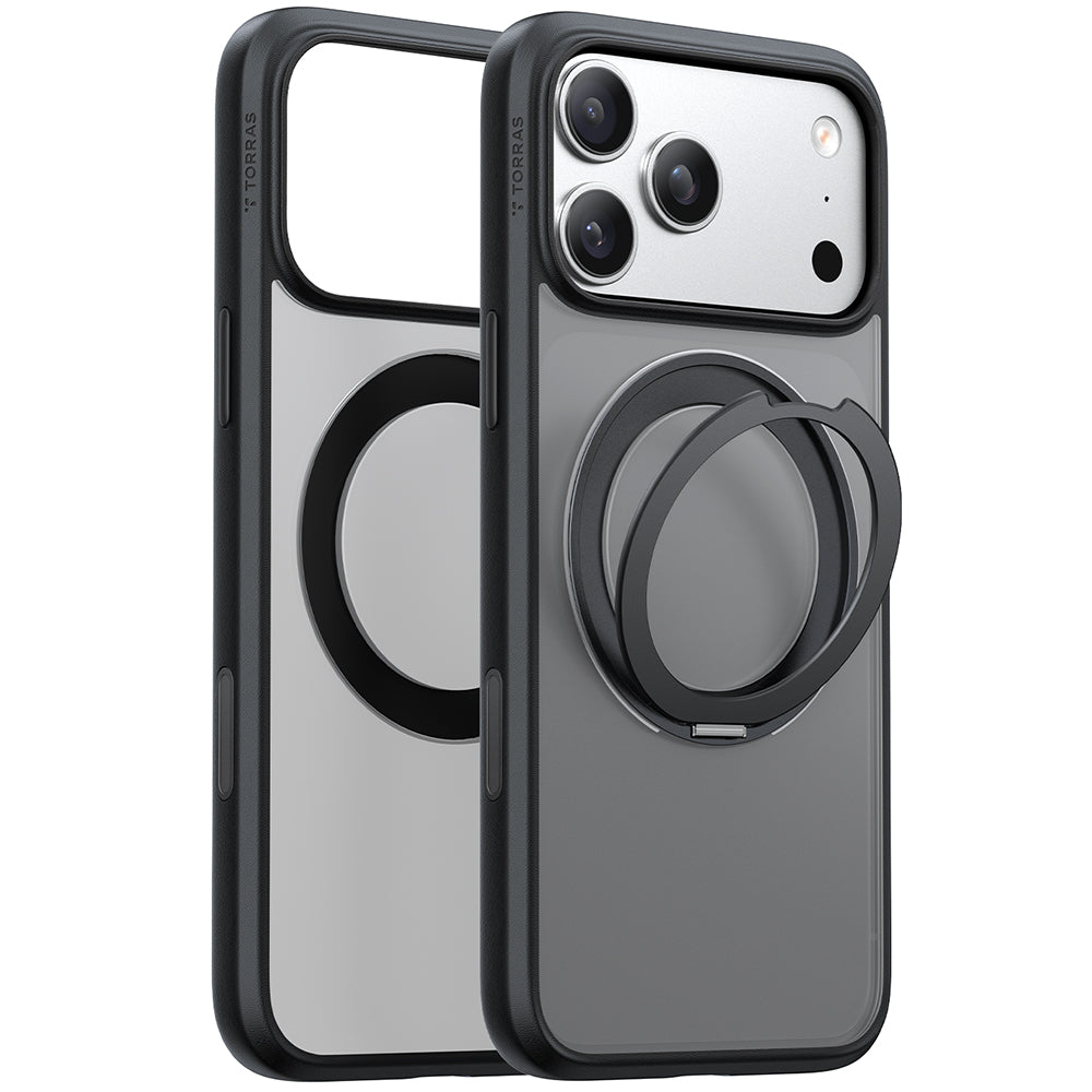 Etui MagSafe dla Apple iPhone 17 Pro, Torras, Ostand Pro, Czarne
