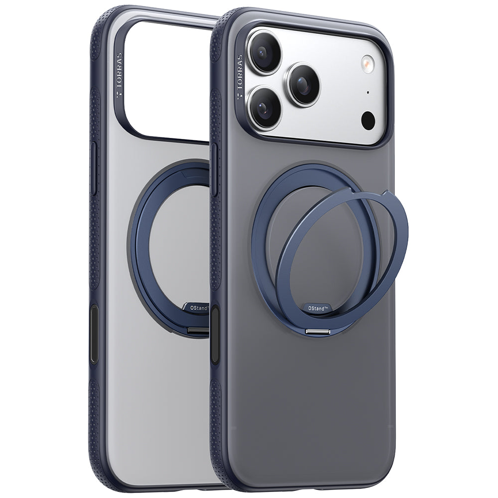 Etui MagSafe dla Apple iPhone 17 Pro, Torras, Ostand R Fitness, Niebieskie