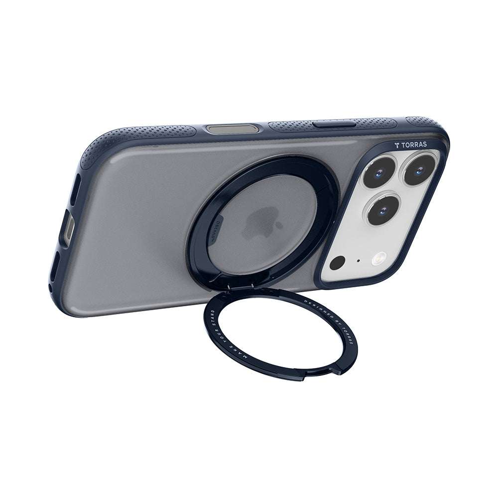 Etui MagSafe dla Apple iPhone 17 Pro, Torras, Ostand R Fitness, Niebieskie