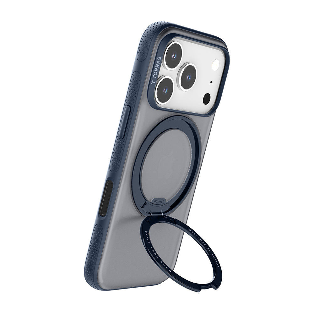 Etui MagSafe dla Apple iPhone 17 Pro, Torras, Ostand R Fitness, Niebieskie
