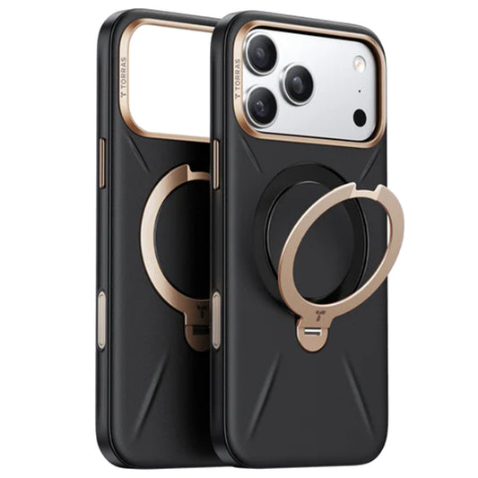 Etui MagSafe dla Apple iPhone 17 Pro, Torras, QPRO Leather, Czarne