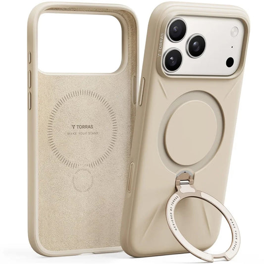 Etui MagSafe dla Apple iPhone 17 Pro, Torras, QPRO Silicone, Złote
