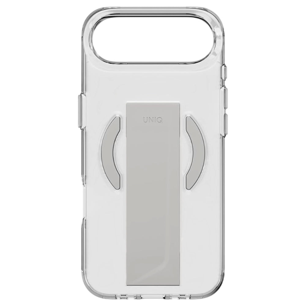 Etui MagSafe dla Apple iPhone 17 Pro, UNIQ, Heldro Air MagClick, Szary Przezroczysty