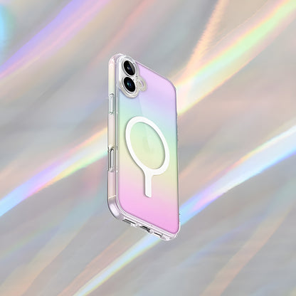 Etui MagSafe dla Apple iPhone 17 Pro, UNIQ, Iridescia MagClick, Bleu Pastel