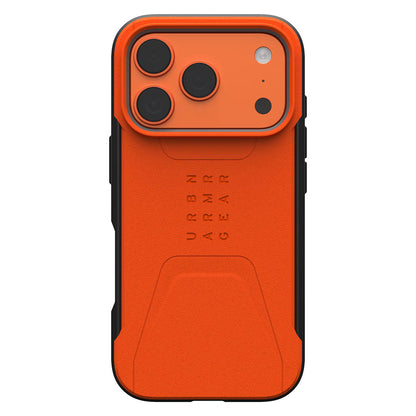 Etui MagSafe do Apple iPhone 17 Pro, Urban Armor Gear, Civilian, Pomarańczowe