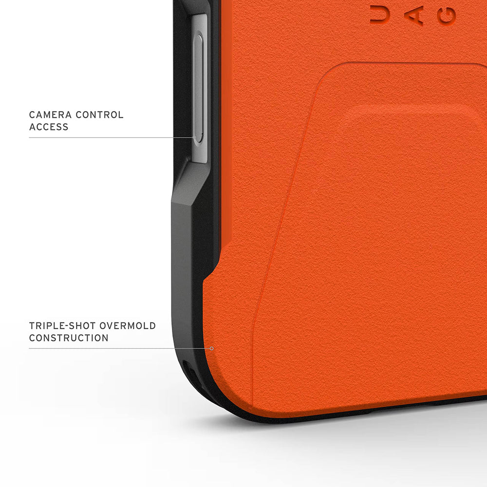 Etui MagSafe do Apple iPhone 17 Pro, Urban Armor Gear, Civilian, Pomarańczowe