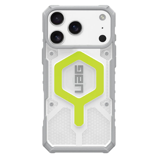 MagSafe Case for Apple iPhone 17 Pro, Urban Armor Gear, Pathfinder Clear, Green