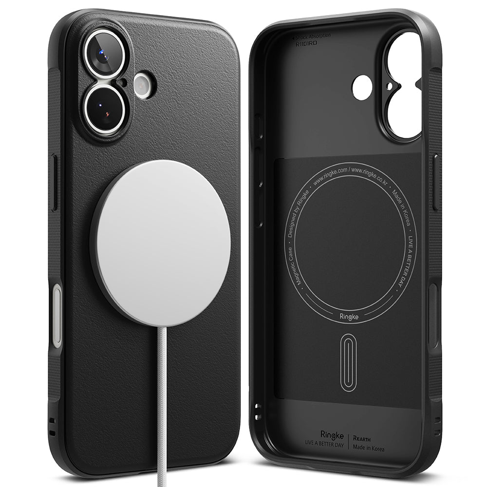 Etui MagSafe dla Apple iPhone 17, Ringke, Onyx, Czarne