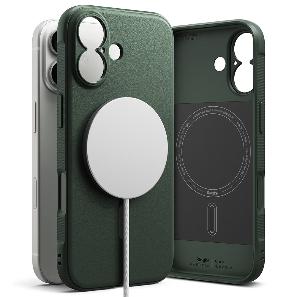 Etui MagSafe do Apple iPhone 17, Ringke, Onyx, Ciemnozielony