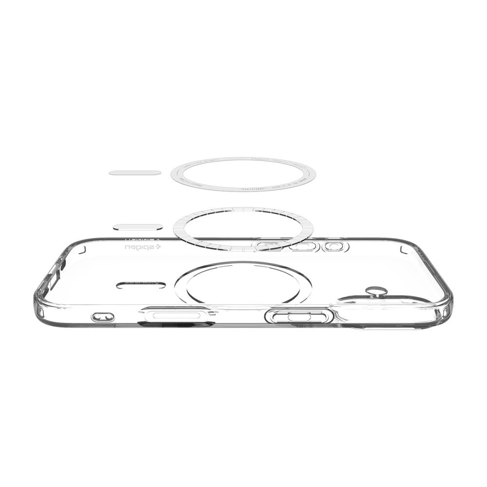 Etui MagSafe dla Apple iPhone 17, Spigen, Liquid Crystal, Białe