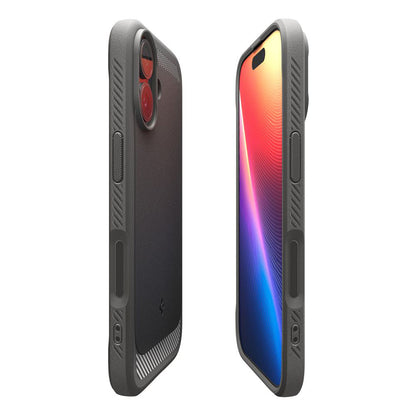 Etui MagSafe dla Apple iPhone 17, Spigen, Rugged Armor, Szare