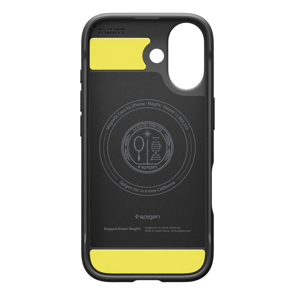 Etui MagSafe dla Apple iPhone 17, Spigen, Rugged Armor, Matowe Czarne