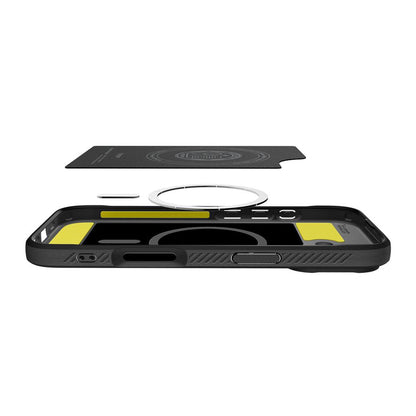Etui MagSafe dla Apple iPhone 17, Spigen, Rugged Armor, Matowe Czarne