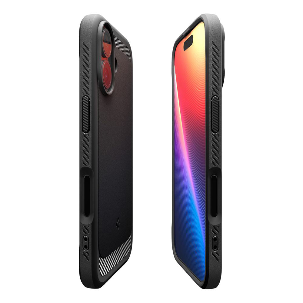 Etui MagSafe dla Apple iPhone 17, Spigen, Rugged Armor, Matowe Czarne