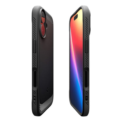 Etui MagSafe dla Apple iPhone 17, Spigen, Rugged Armor, Matowe Czarne