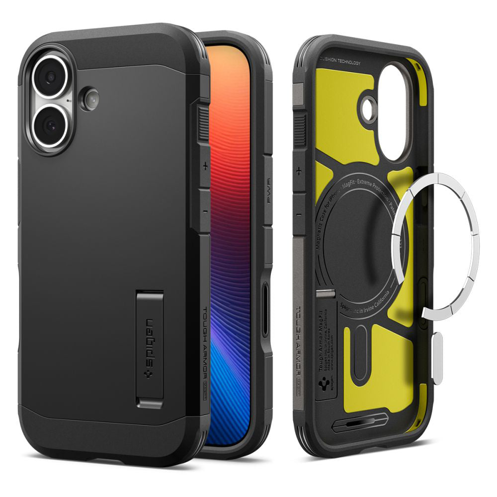 Etui MagSafe dla Apple iPhone 17, Spigen, Tough Armor T, Czarne