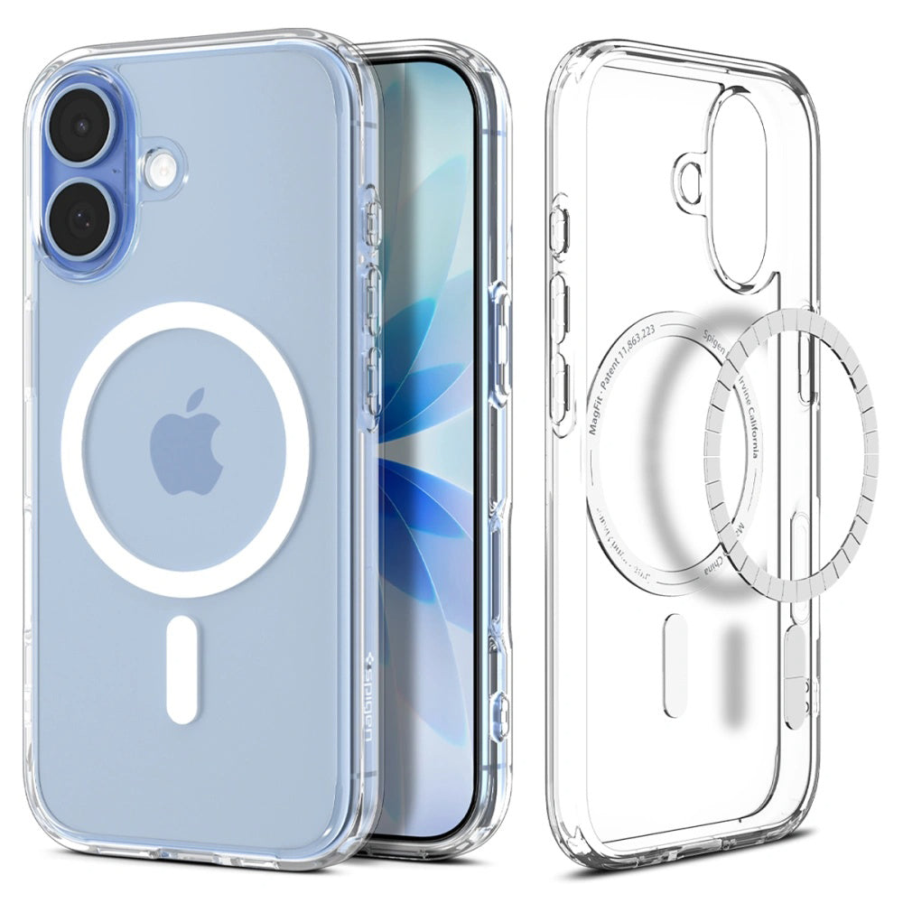 Etui MagSafe dla Apple iPhone 17, Spigen, Ultra Hybrid, Białe