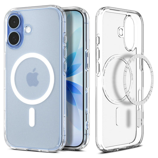 Etui MagSafe dla Apple iPhone 17, Spigen, Ultra Hybrid, Satynowa Biel