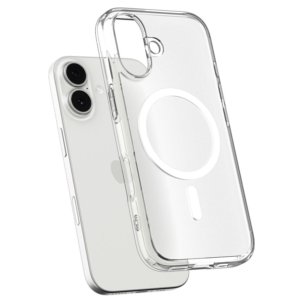 Etui MagSafe dla Apple iPhone 17, Spigen, Ultra Hybrid, Satynowa Biel