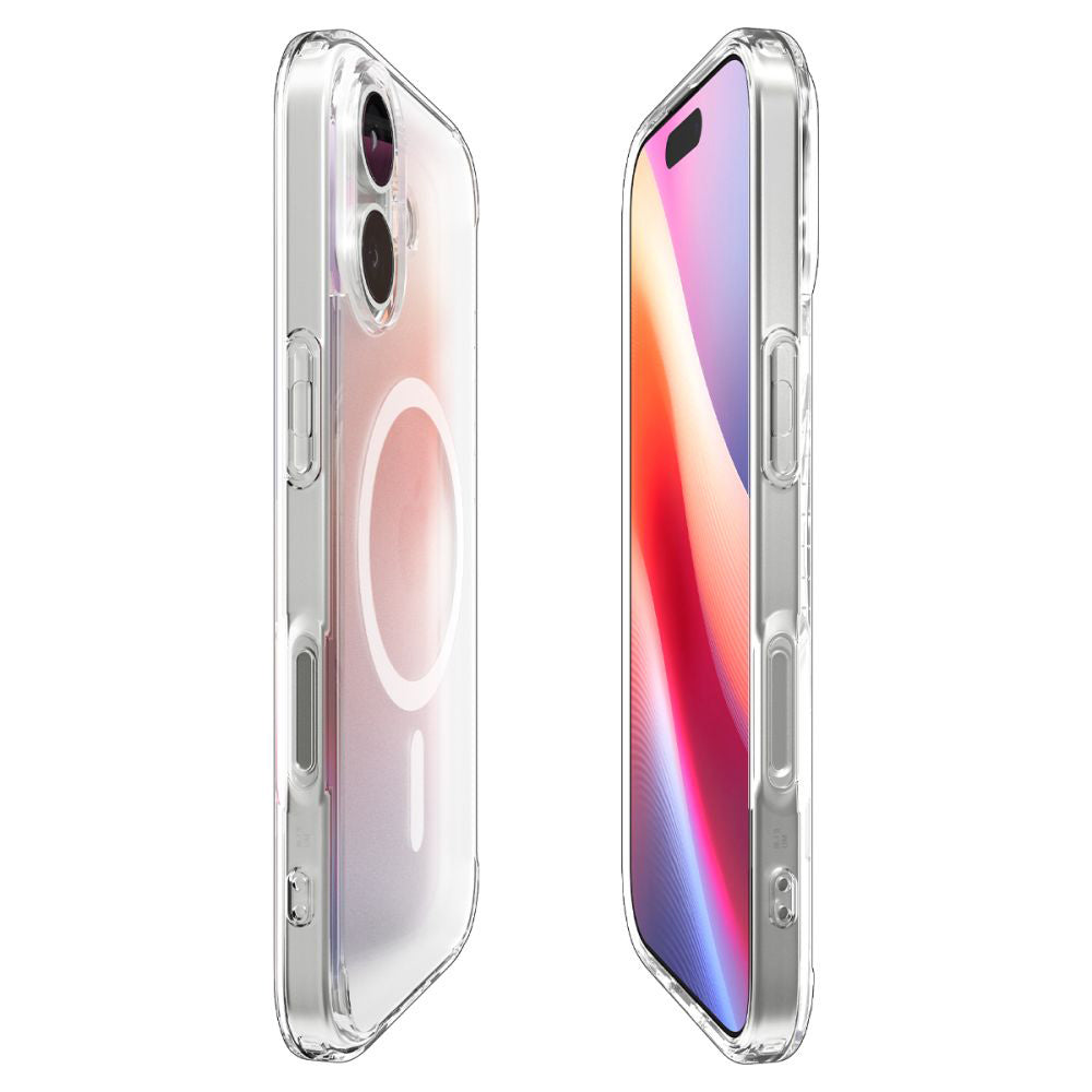 Etui MagSafe dla Apple iPhone 17, Spigen, Ultra Hybrid, Satynowa Biel