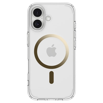 Etui MagSafe dla Apple iPhone 17, Spigen, Ultra Hybrid, Przezroczyste Złoto