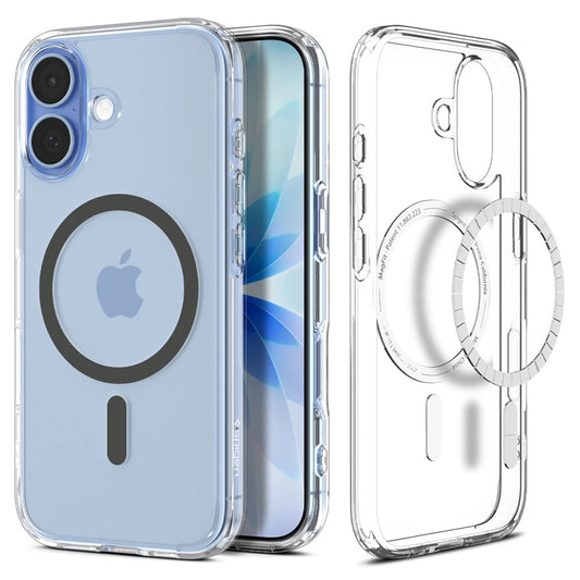 Etui MagSafe dla Apple iPhone 17, Spigen, Ultra Hybrid, Szare