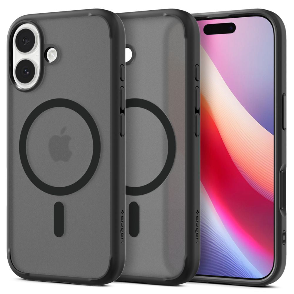 Etui MagSafe dla Apple iPhone 17, Spigen, Ultra Hybrid, Satynowa Czarność