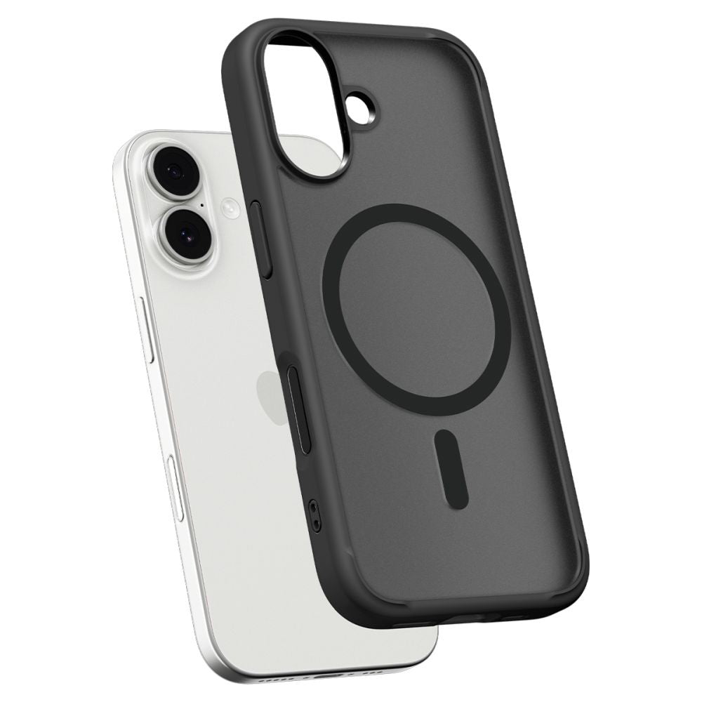 Etui MagSafe dla Apple iPhone 17, Spigen, Ultra Hybrid, Satynowa Czarność