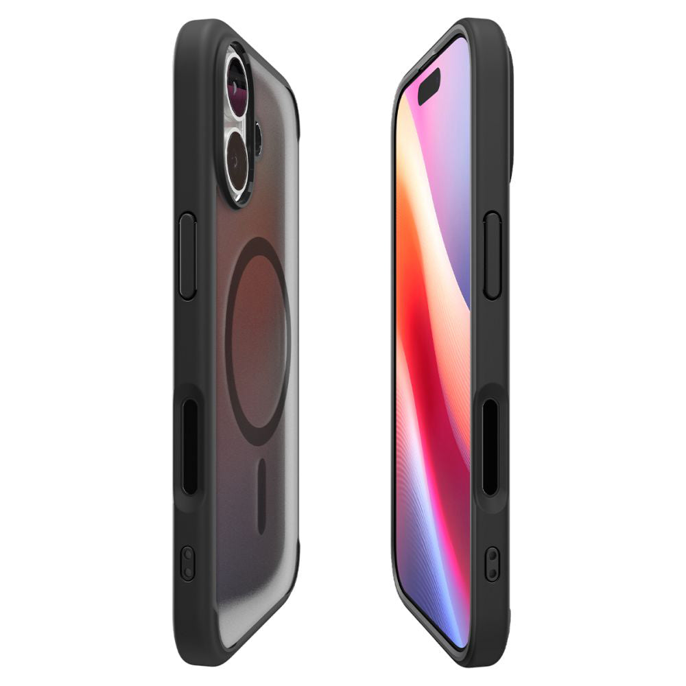 Etui MagSafe dla Apple iPhone 17, Spigen, Ultra Hybrid, Satynowa Czarność