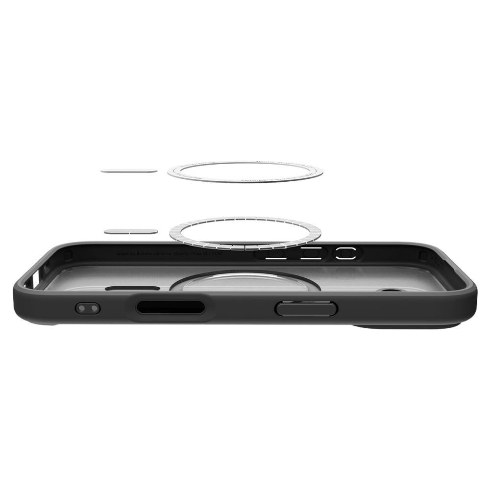 Etui MagSafe dla Apple iPhone 17, Spigen, Ultra Hybrid, Satynowa Czarność