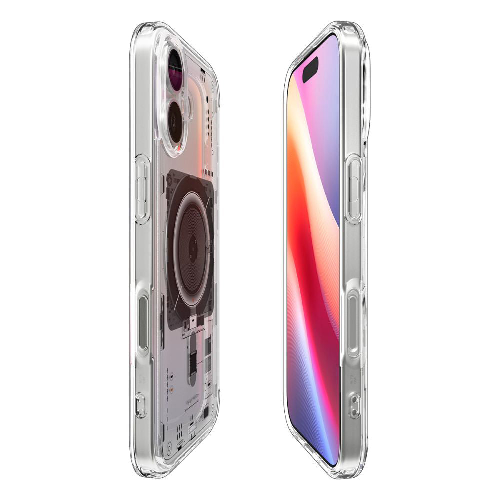 Etui MagSafe dla Apple iPhone 17, Spigen, Ultra Hybrid Neo One, Przezroczyste