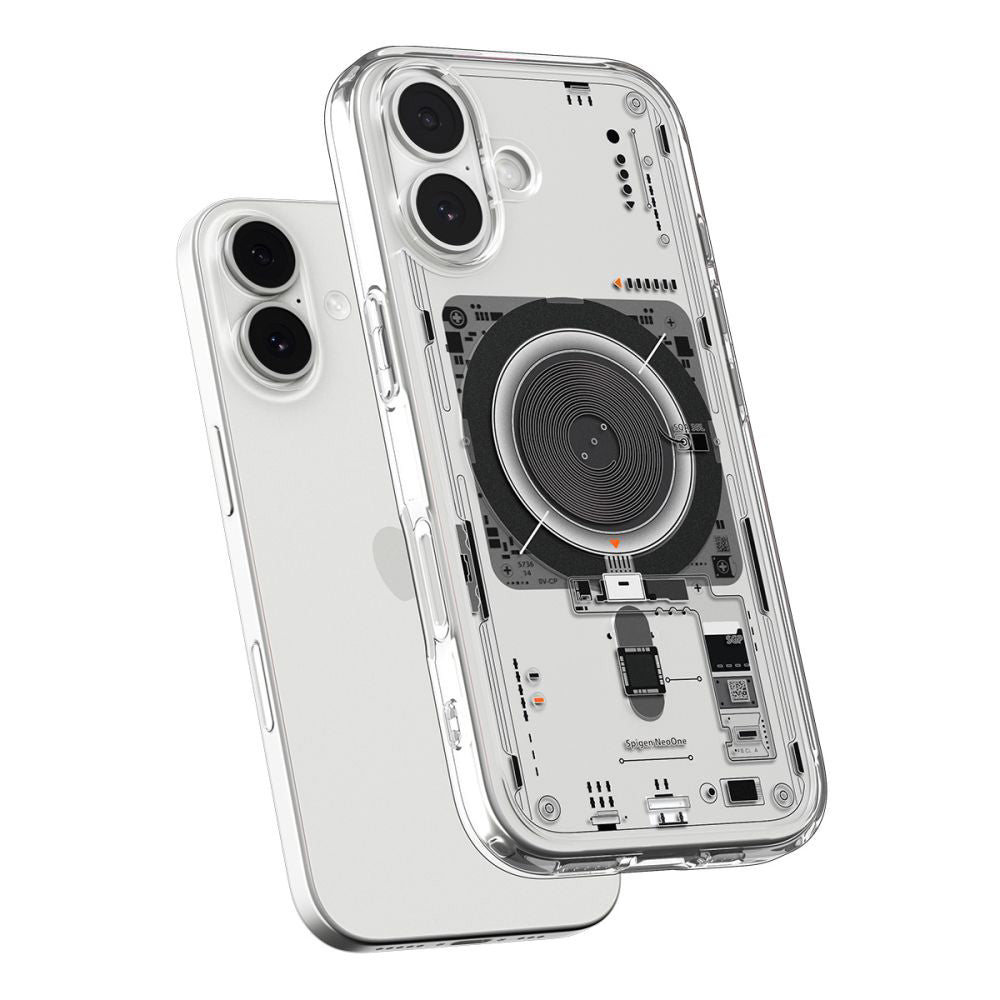 Etui MagSafe dla Apple iPhone 17, Spigen, Ultra Hybrid Neo One, Przezroczyste