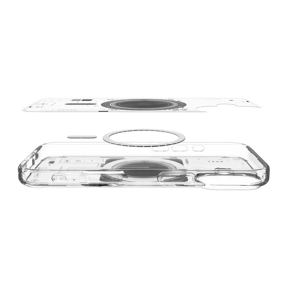 Etui MagSafe dla Apple iPhone 17, Spigen, Ultra Hybrid Neo One, Przezroczyste