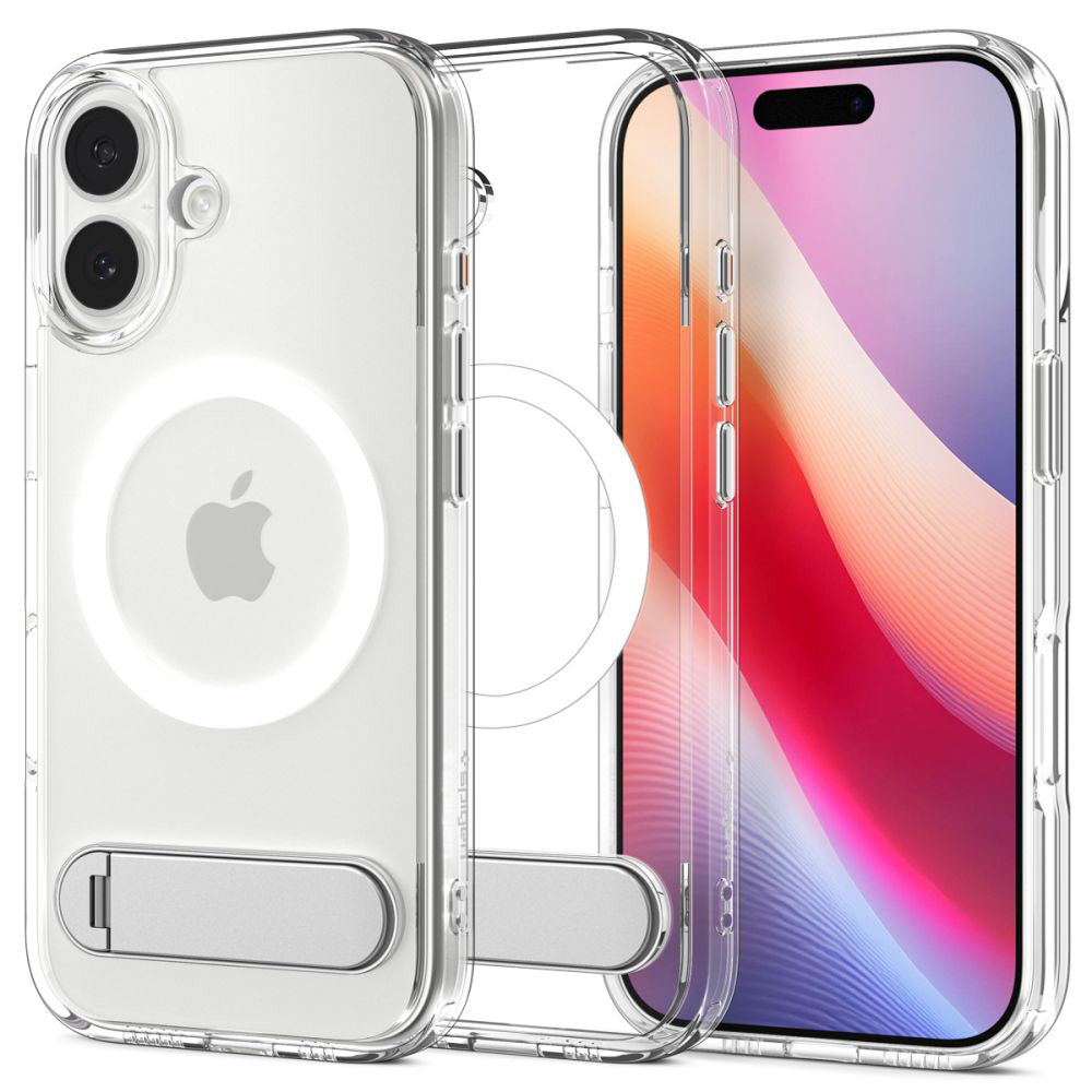 Etui MagSafe dla Apple iPhone 17, Spigen, Ultra Hybrid S, Przezroczyste