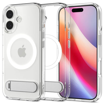 Etui MagSafe dla Apple iPhone 17, Spigen, Ultra Hybrid S, Przezroczyste